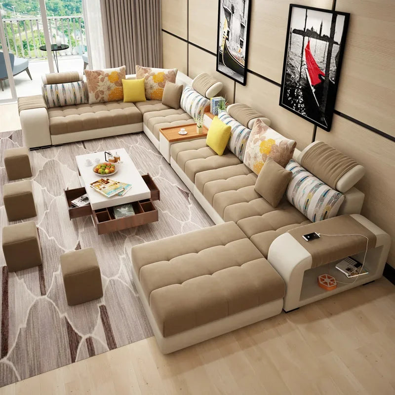 Sofa Elegant Modern Comfortable Design Bed Sofa Reclining  Home Furniture