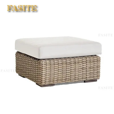 Outdoor sofa courtyard garden terrace leisure waterproof sunscreen art villa rattan furniture combination