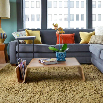 Creative Minimalist Modern Japanese Ash Log Style Solid Wood Coffee Table Small Apartment Living Room Home Tatami Furniture
