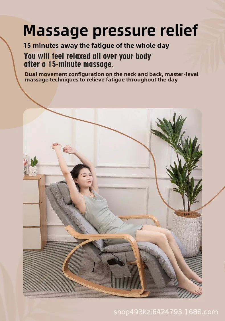Soft chair household small multi-functional office recliner massage rocking  intelligent  sofa Pedicure  armchair  sillas