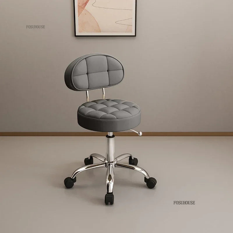 Backrest Pedicure Chair Barber Shop Pulley Hairdressing Chairs Lifting Manicure Stool Design Hair Salons Furniture Barber Chair