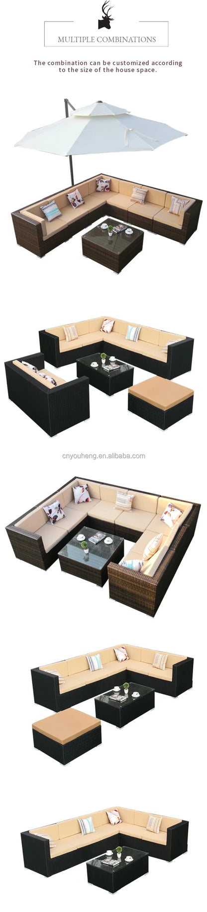 Garden Sets Outdoor Furniture Lounge Corner Outdoor Furniture Outside Garden Furniture Aluminium Pool Sofa
