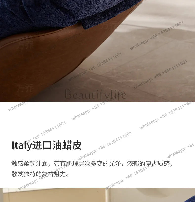 Italian light luxury lazy sofa chair Nordic modern simple style home design leisure chair