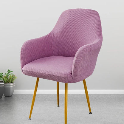 Cover Decoration Polar 1pc Seat Slipcover High Hotel Arm Wedding Chair Bar Elastic Dining Covers Armchair Adjustable Fleece Home
