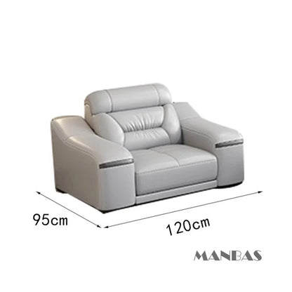 *-/2025  Italian Modern Luxury Leather Recliner Sofa Electric Reclining Sofa Living Room Furniture