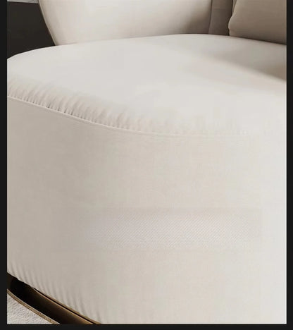 # Italian Style Light Luxury Fabric Lounge Chair Modern Furniture