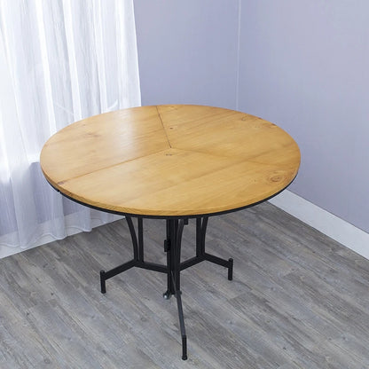 Custom Multifunctional Indoor Living Room Folding Dinning Table Portable Outdoor Camping Folding Wood Table