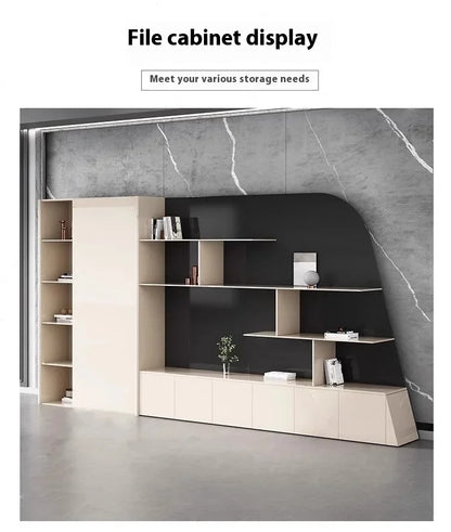 Designer Modern Office Desks Asthetic Luxury Storage Drawers Writing Executive Desk L Shaped Study Escritorios Office Furniture