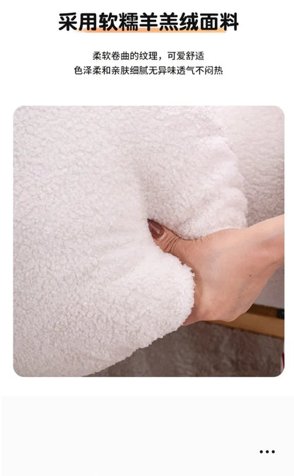 Nordic Cute Sofa Single Chair Net Rocking Chair Cream Lazy Simple Balcony Pedal Bedroom Living Room Sofas Home Furniture Couch