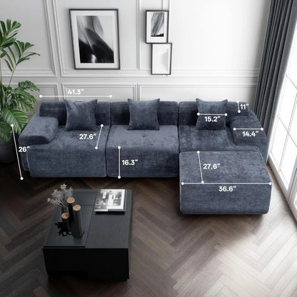 Modern Memory Foam Couch Modular Compressed Lazy Floor Vacuum Sofa Set Furniture Living Room Sofa