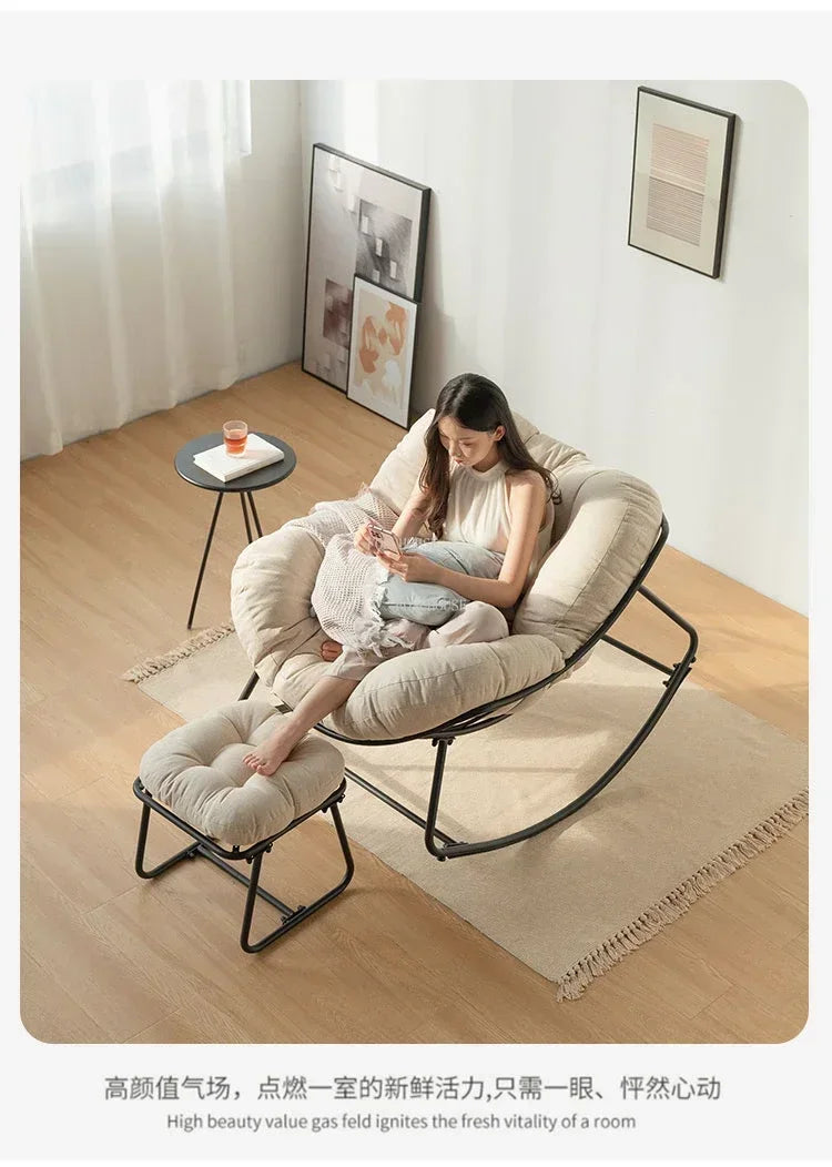 Adult Balcony Home Leisure Couch Sitting Room Single Sofa Internet Celebrity Rocking Chair