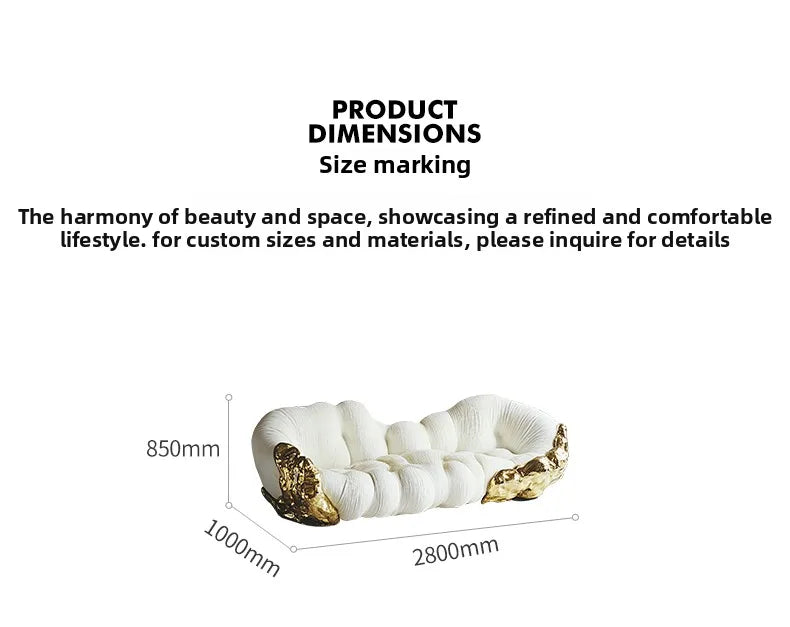 Sofa, artistic aesthetics sofa villa, postmodern furniture high luxury