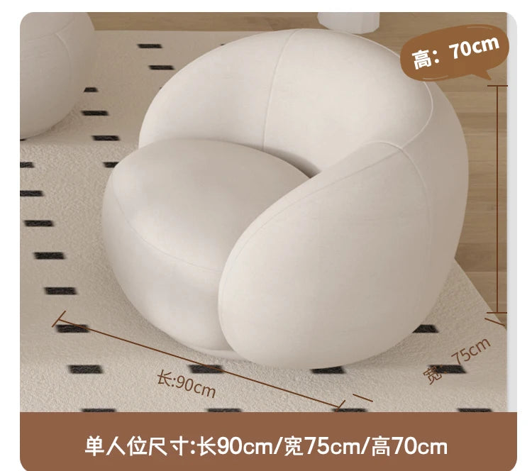 Curved White Living Room Sofas Recliner Cloud Cream Modern Living Room Sofas Create European Lazy Divano Postmodern Furniture