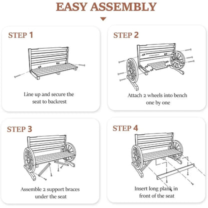 2025 New outdoor metal Bench with backrest garden long chair outdoor bench cast aluminum leisure Patio benches