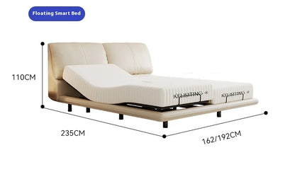 Soft Luxury Modern Double Bed Lift Up Electric Adults Smart Double Bed Queen Mattress Camas De Dormitorio Bedroom Furniture