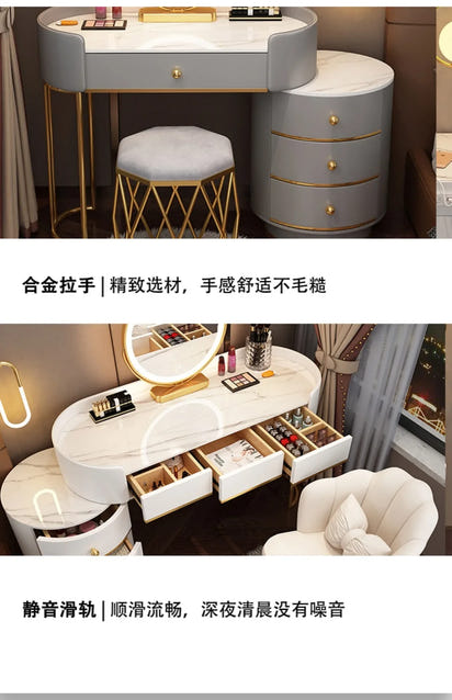 Dresser Stand Makeup Vanity Table Modern White Bedroom Desk Makeup Table Beautys Storage Coiffeuse De Chambre Home Furniture