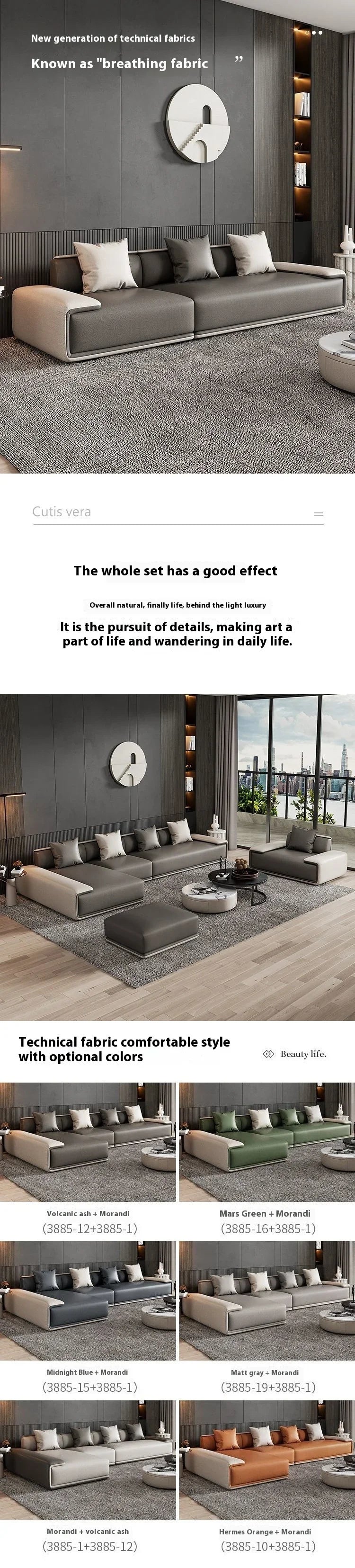Lounge Water Proof Sofa Reclinable Nordic Luxury Modular Living Room Sofas Couch Sectional Lazy Divano Letto Modern Furniture