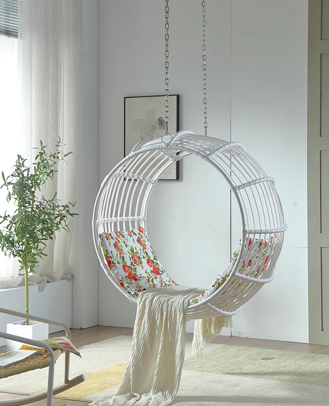 Interior and exterior swings for household balcony hammock outdoor imitation rattan chair round cradle chair hanging chair