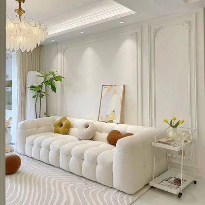 Minimalist Waterproof Living Room Sofa Modern Couch Elegant Relaxing Living Room Sofa White Puff Sofy Do Salonu Home Furniture