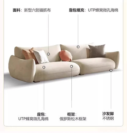 Nordic Cloud Living Room Sofas Cream Loveseat Tiny House Comfortable Living Room Sofas Relaxing Ergonomics Muebles Furniture
