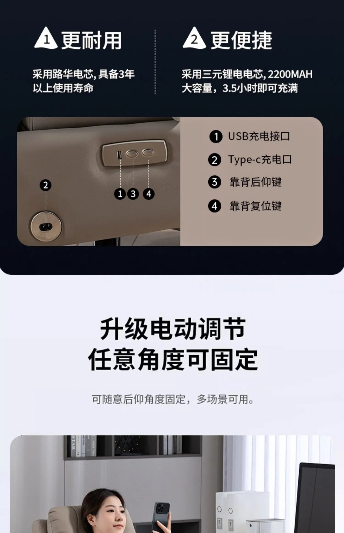 Comfortable Mobile Office Chairs Gaming Meeting Adjust Recliner Office Chairs Computer Sedentary Furniture Chaise Bureau LLOC