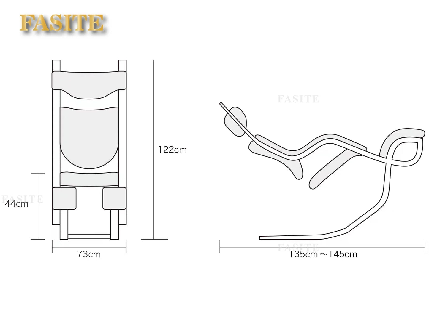 Gravity Balance Chair Suspension Multifunctional Leisure single person sofa