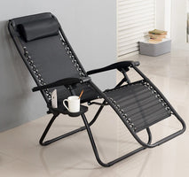 Adjustable Foldable Outdoor Indoor Leisure Reclining Relax Folding Beach Mesh Lounge Recliner zero Gravity Chair