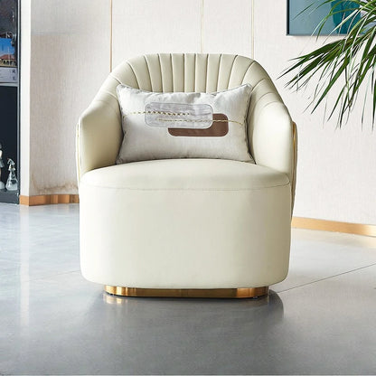 Italian, minimalist, leisure chair, simple, light luxury, designer, furniture, negotiation, reception, sofa chair