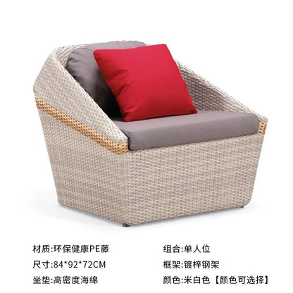 Minimalist Design Outdoor Sofas Luxury Accent Personality Nordic Garden Sofas Creative Hotel Furniture Arredo Giardino Lshysf
