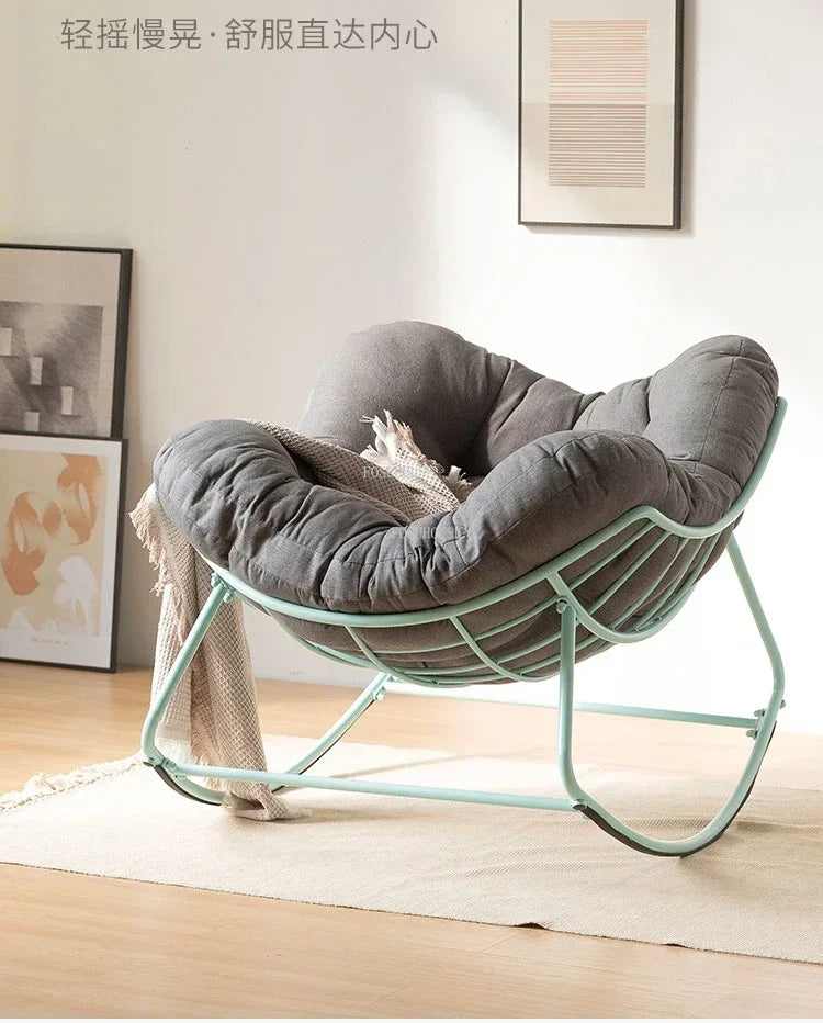 Adult Balcony Home Leisure Couch Sitting Room Single Sofa Internet Celebrity Rocking Chair