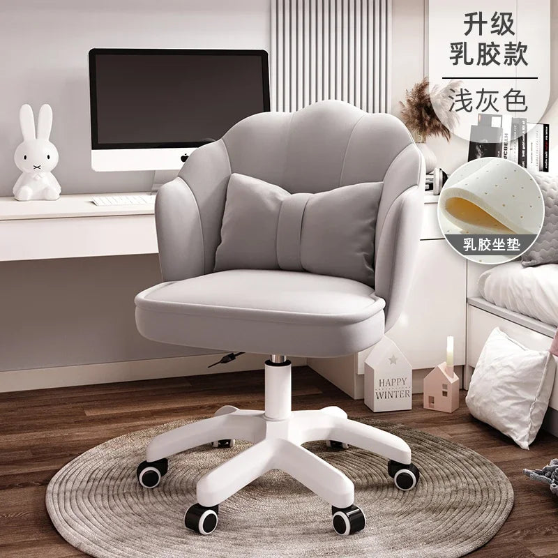 Home Comfortable Study Office Chairs Back Swivel Chair Dormitory Gaming Chair Student Lovely Computer Chair Bedroom Furniture