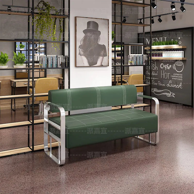 Office reception Small apartment sofa Barber shop Waiting chair Rental house Clothing beauty