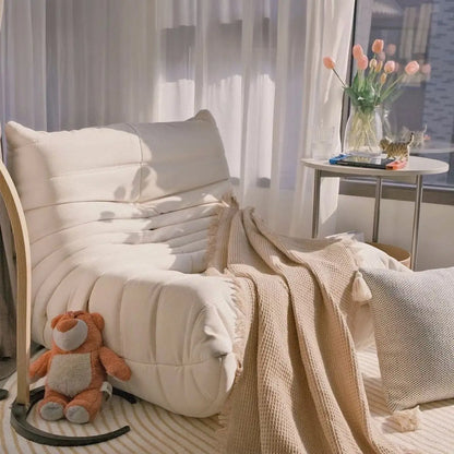 Viral Caterpillar Lazy Lounger Reclining Sleeping Single Seater Sofa Instagram-Worthy Bedroom Balcony Tatami Armchair