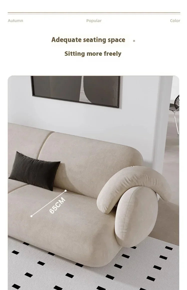 Armchair Curved Modern Sofa Pink Minimalist Wooden Floor Adults Living Room Sofa Canape Chaise Reading Divano Bedroom Furniture