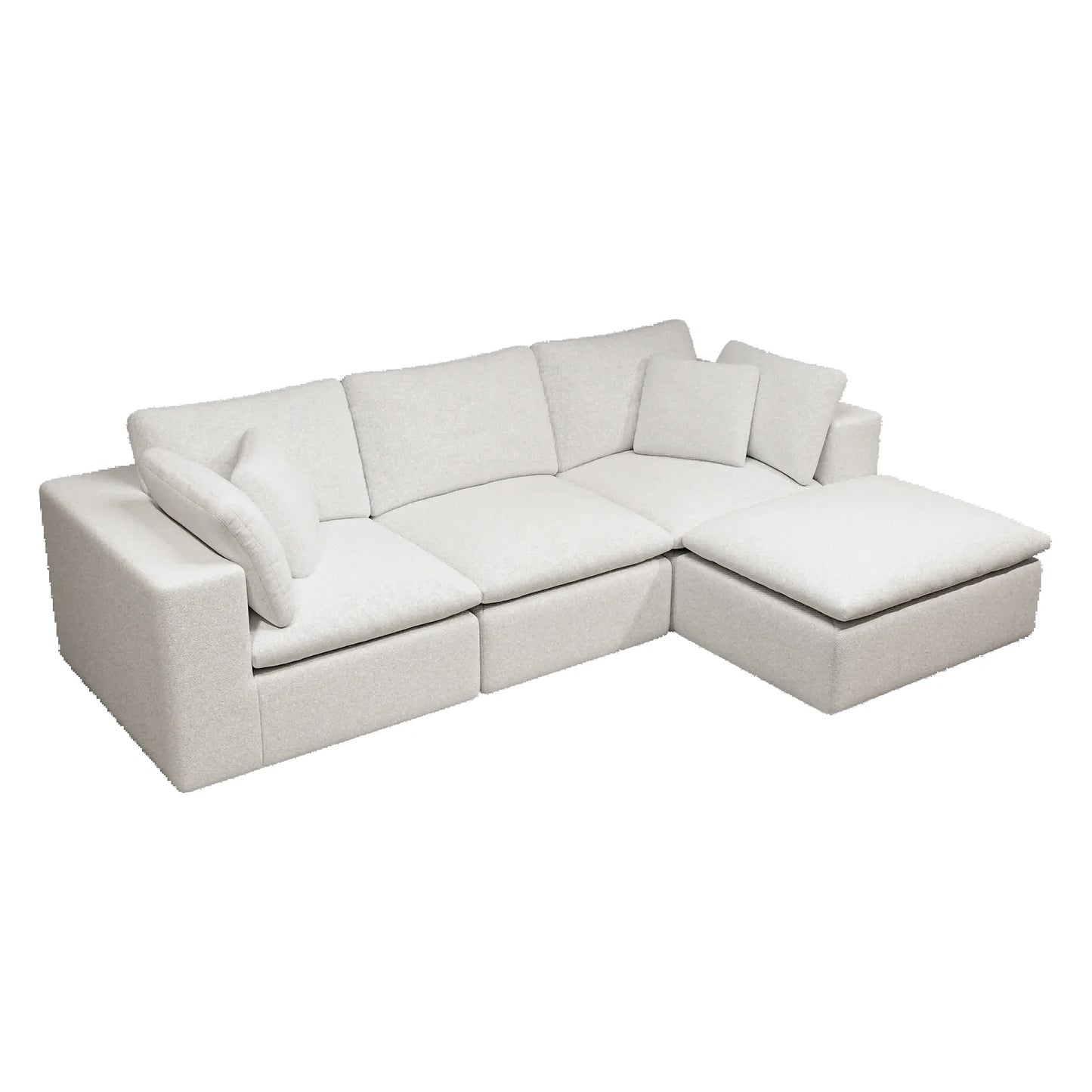 Modern Compression Sofa, Suitable for Living Room and Bedroom, Fabric Design, Sponge Filled