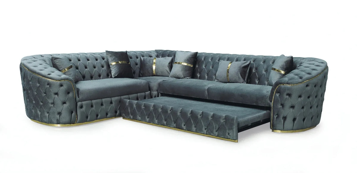 Modern Comfortable Corner Sofa Set for Living Room Home Furniture with Stylish Hall Application