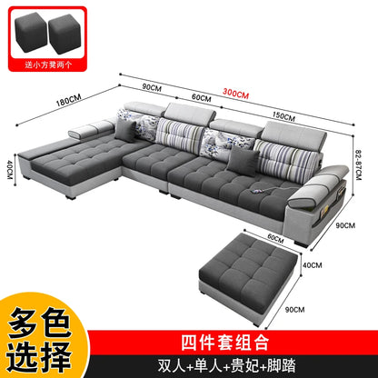 Sectional Living Room Sofas Lazy Lounge Designer Relax Sofa Multifunction Reclining Canape Salon De Luxe House Accessories