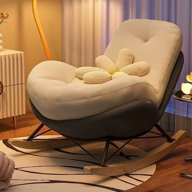 Lazy Couch Penguin Rocking Chair Indoor Leisure Rocking Chair Lounge Chair Rocking Daybed Adult Lounge Snail Balcony Home Egg
