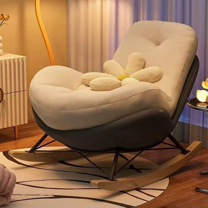 Lazy Couch Penguin Rocking Chair Indoor Leisure Rocking Chair Lounge Chair Rocking Daybed Adult Lounge Snail Balcony Home Egg