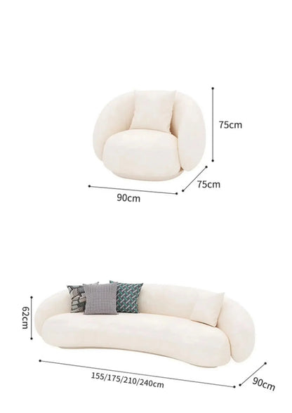 Minimalist Nordic Living Room Sofas Leather Recliner Designer Modern Sofas Luxury Lounge Balcony Cheap Divano Home Furniture