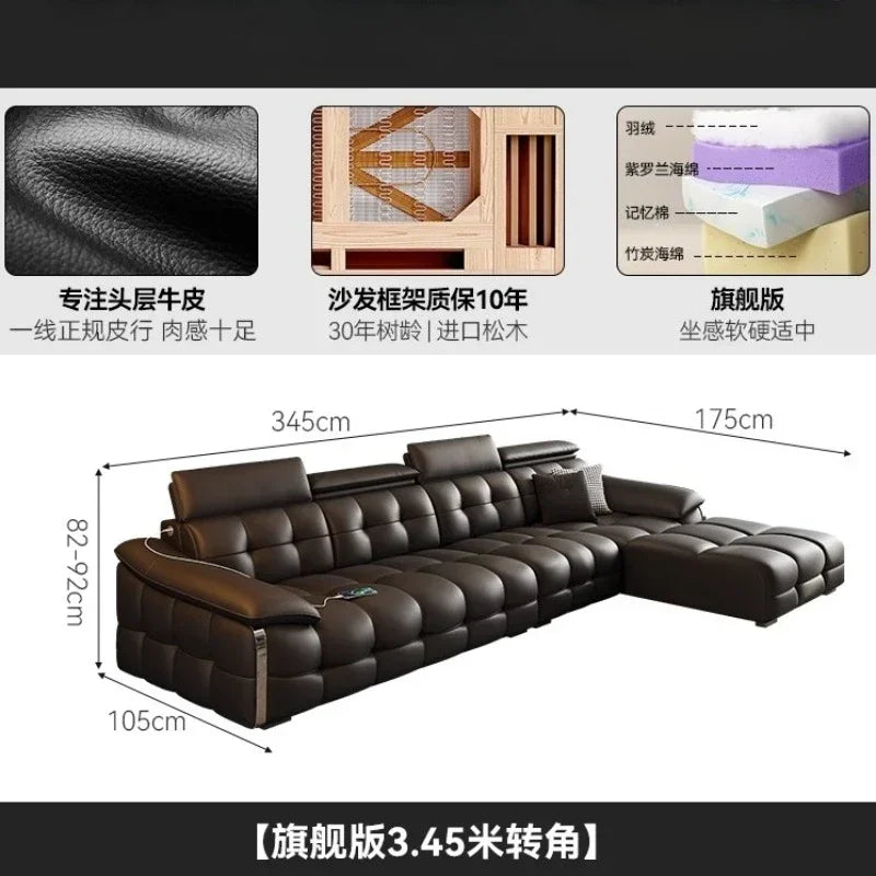 Modern Luxury Lawrence Sofa Leather Living Room Sofas Couch Armchair Home Furniture Leisure Sofa Armchairs Chaise Lounges