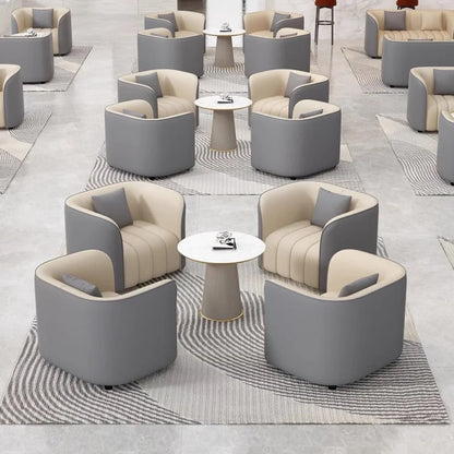 Custom. Hotel Lobby Luxury VIP Lounge Area Business Reception Sofa Sales Office Negotiation Sofa Set