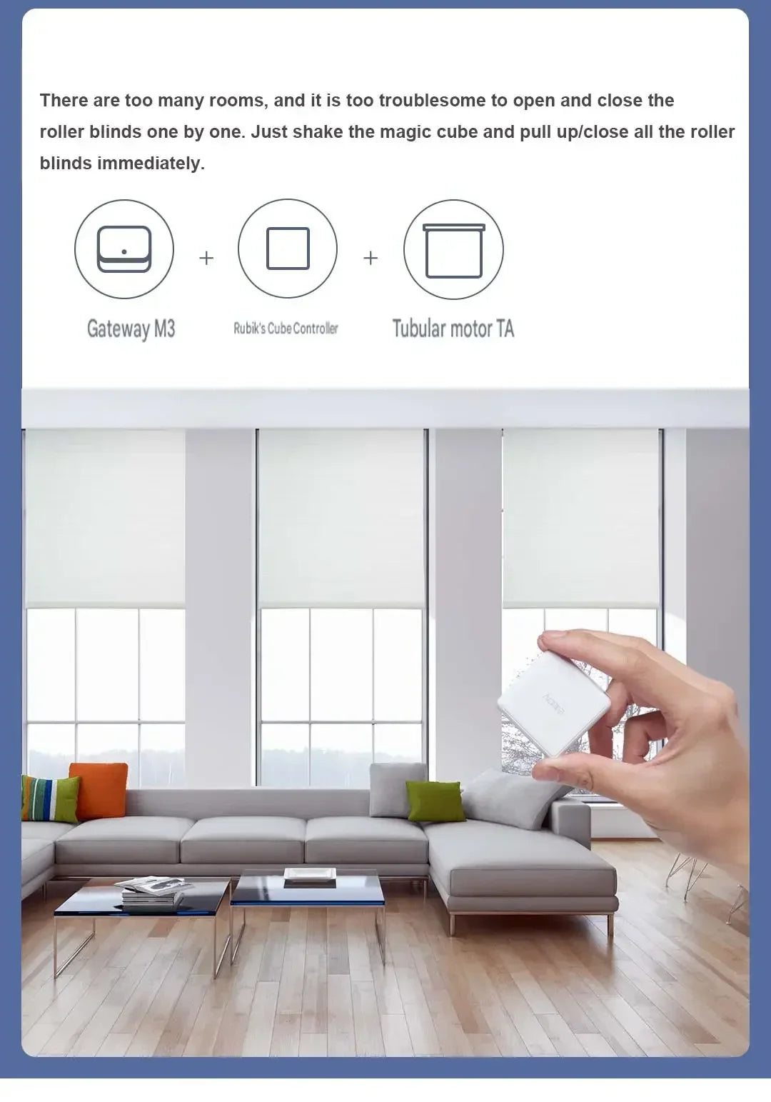 Aqara Smart Roller Shade Motor TA Controller ZigBee Curtain Motor Timing Setting Remote Control For Apple HomeKit Mi Home APP