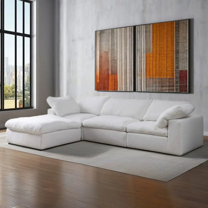 High-End Designer Sectional Sofa Hand-Woven Casual Special-Shaped for Internet Celebrity Personalized Living Sponge Filling