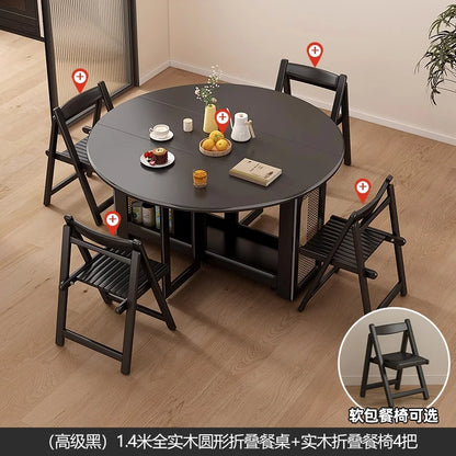 Waterproof Chair Dining Table Breakfast Modern Chair Side Dining Table Space Savers Round Set Sala Da Pranzo Home Furnitures