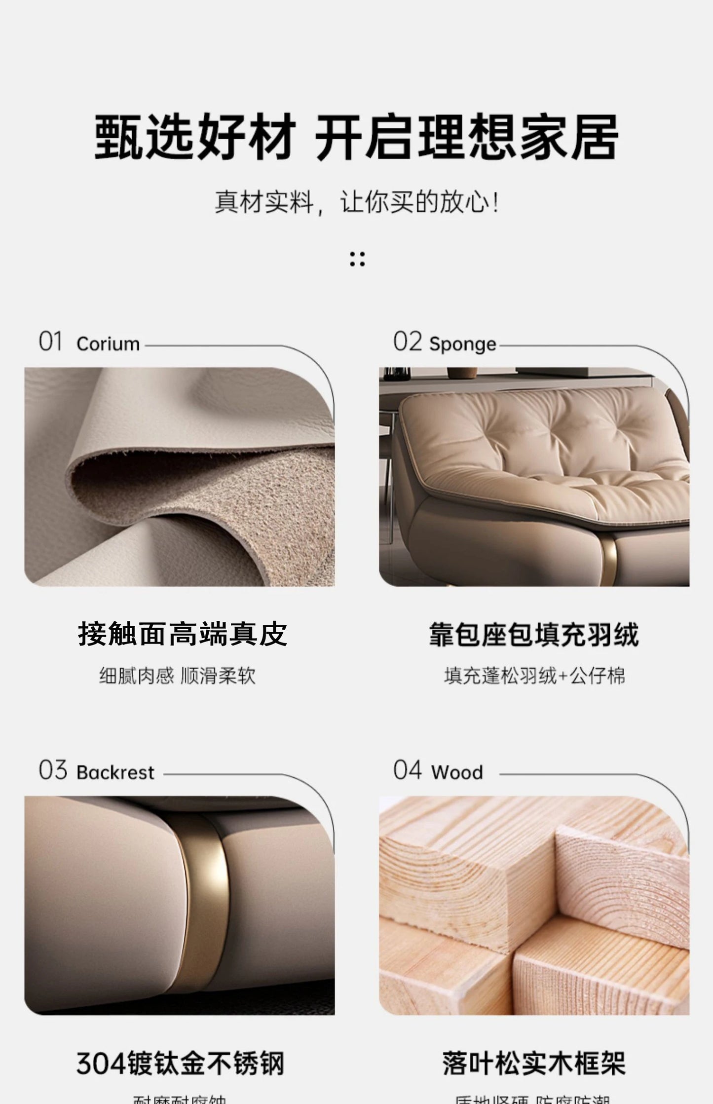Aesthetic Classic Living Room Sofas White Real Leather Luxury Soft Sofa Lounge Lazy Modern Woonkamerbanken Furniture For Home