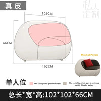 PatioLix Cute Luxury Nordic Sofa Set – Soft Lazy Loveseat & Modern Lounge Puffs