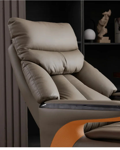 N49 J Heating Massage Office Chairs Ventilation Leather Relaxing Portable Desk Chair Recliner Nordic Comfy Silla Home Office