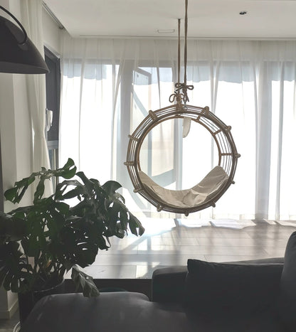 Interior and exterior swings for household balcony hammock outdoor imitation rattan chair round cradle chair hanging chair