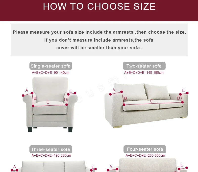 Elastic Solid Color Sofa Cover for Living Room All-inclusive Spandex Couch Cover Sectional Furniture Slipcover 1/2/3/4 Seater